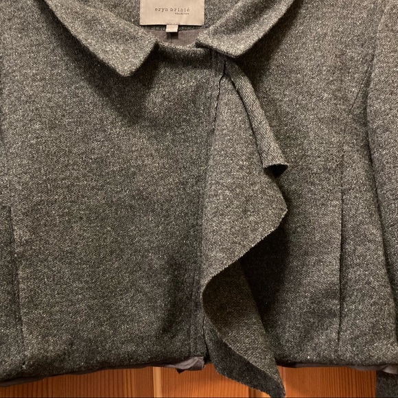 ERYN BRINIÉ wool blend cropped jacket, size M - Picture 8 of 9
